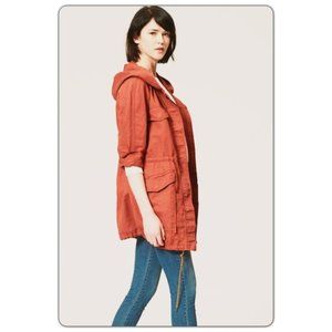 LOFT Harvest Anorak Drawstring Utility Jacket M